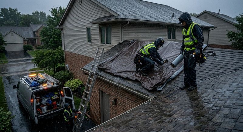 A Frame Roof Repair in Gilpin County, CO