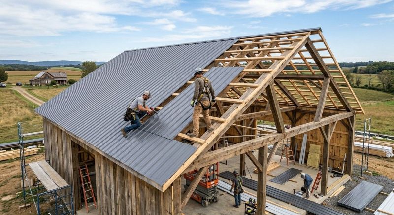 Barn Roof Construction in Gilpin County, CO