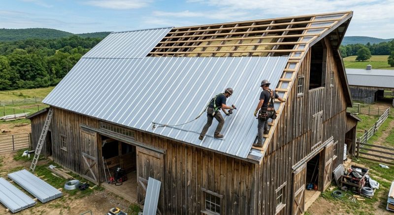 Barn Roof Installation in Gilpin County, CO