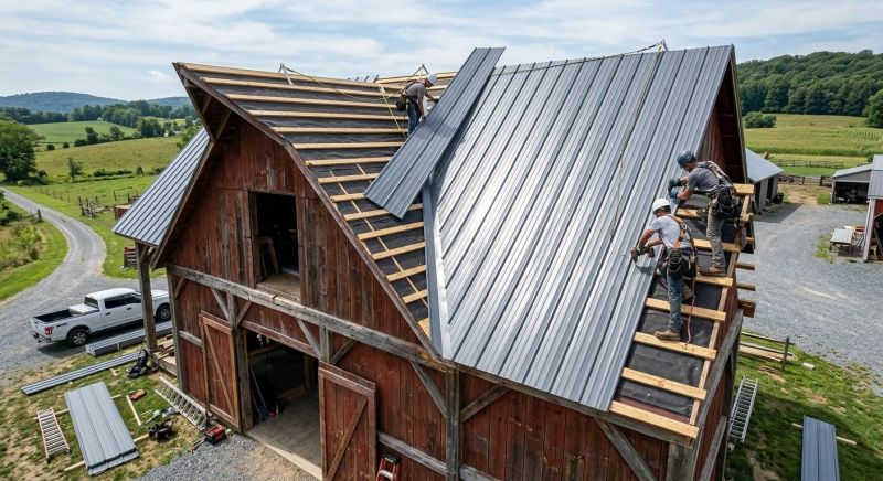 Barn Roof Installation in Gilpin County, CO