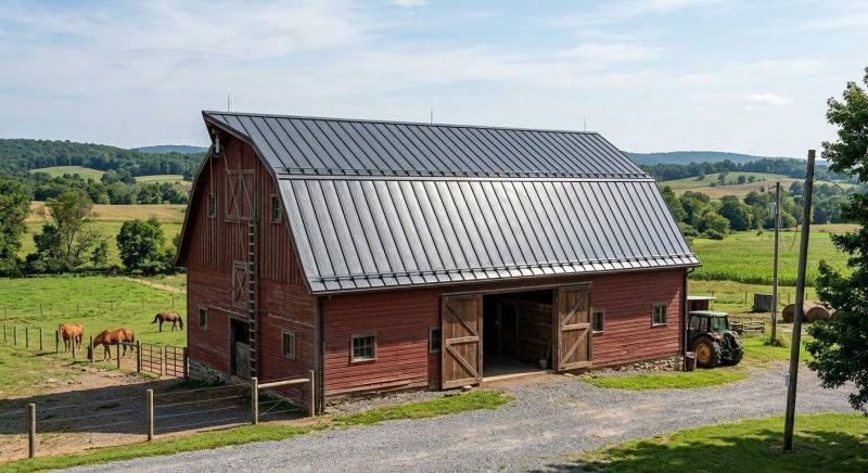 Barn Roof Replacement in Bailey, CO