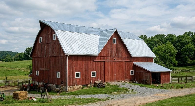 Barn Roof Replacement in Evergreen, CO