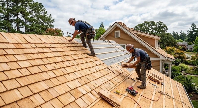 Cedar Shake Roof Construction in Wheat Ridge, CO