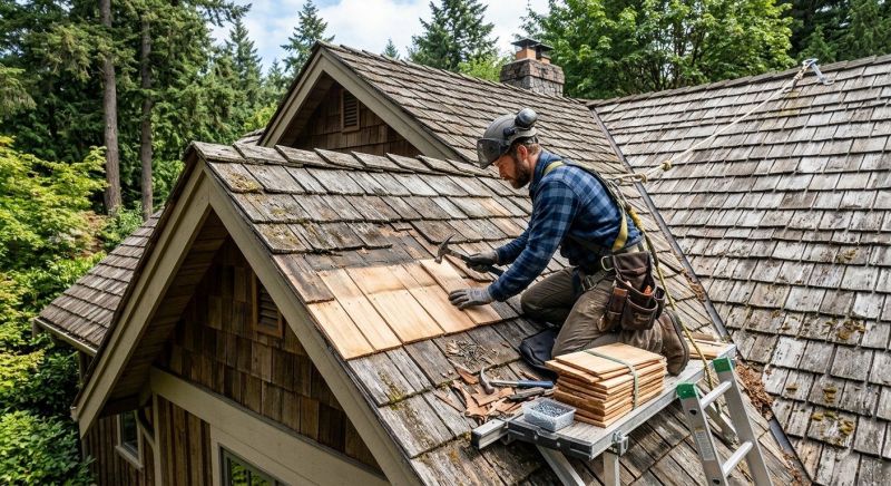 Cedar Shingles Repair in Indian Hills, CO