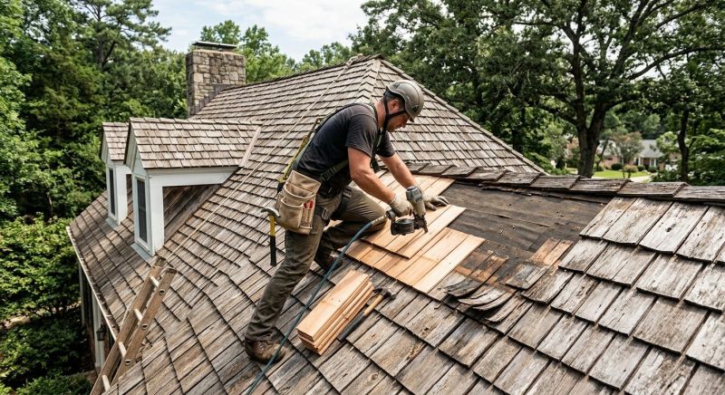 Cedar Shingles Repair in Louisville, CO