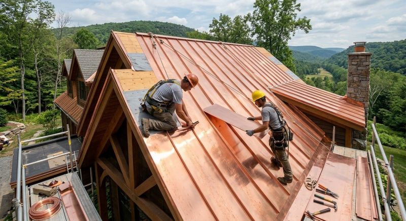 Copper Roof Installation in Gilpin County, CO
