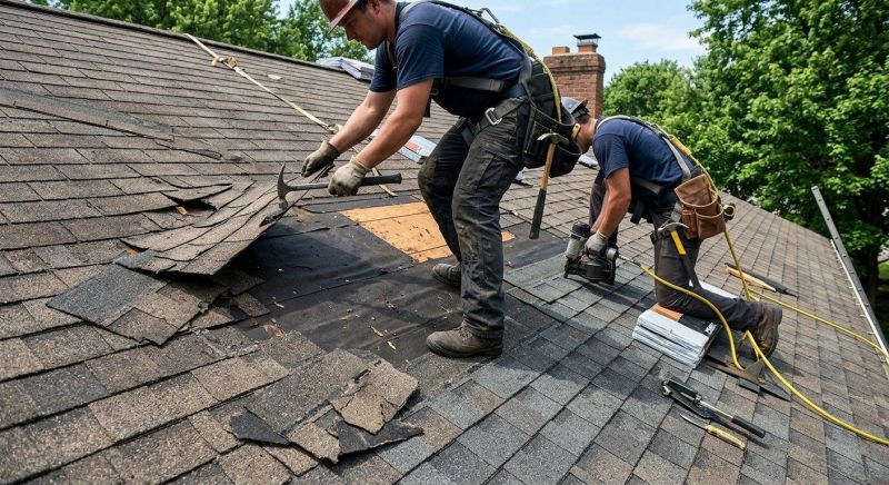 Damaged Roof Repair in Louisville, CO