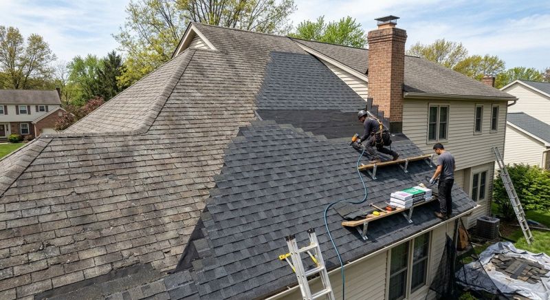 Damaged Roof Replacement in Conifer, CO