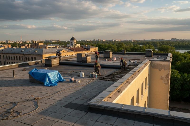 Flat Roof Replacement in Evergreen, CO