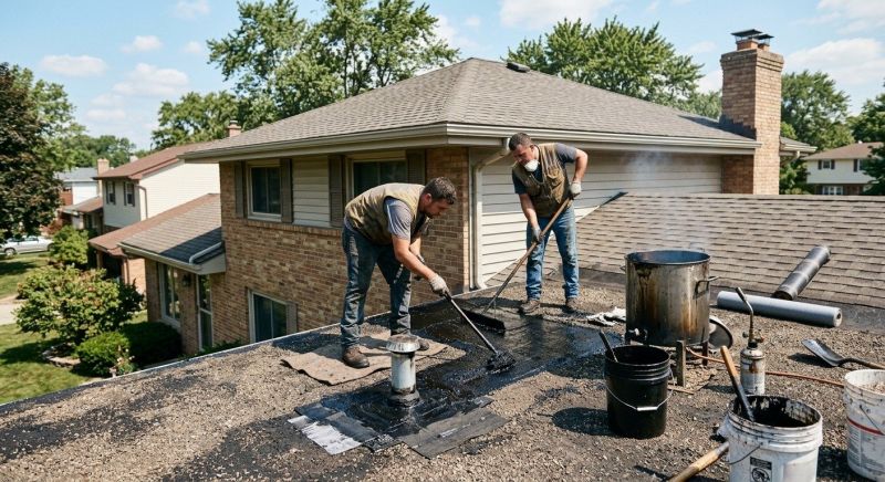 Flat Roof Tar Repair in Gilpin County, CO