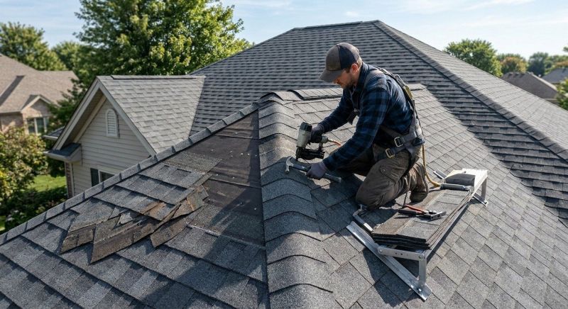 Hip Roof Shingle Repair in Gilpin County, CO