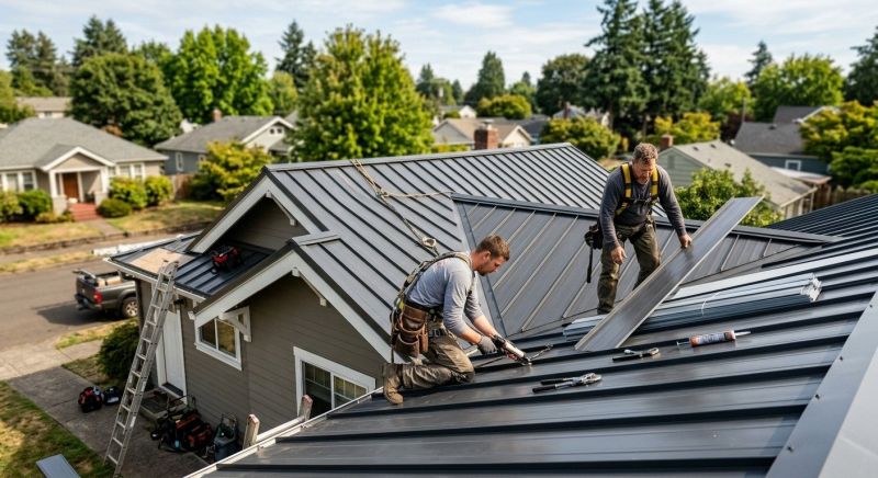 Metal Roof Repair in Arvada, CO