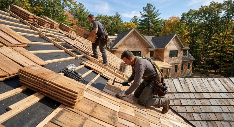 Natural Wood Roof Installation in Gilpin County, CO