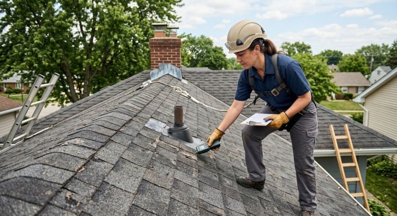 Roof Damage Inspection in Evergreen, CO