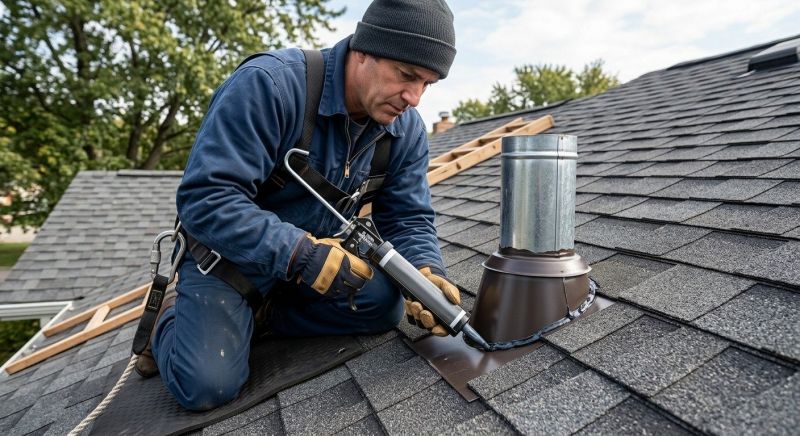 Roof Vent Flashing Repair in Gilpin County, CO