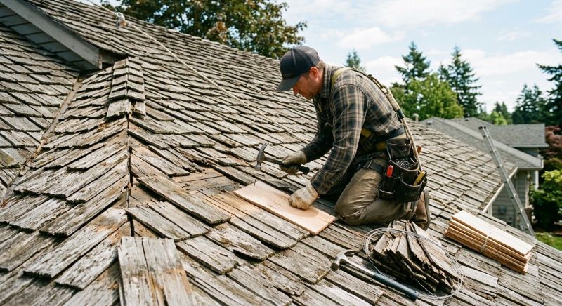 Shake Shingle Repair in Bailey, CO