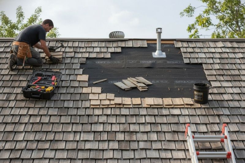Shake Shingle Repair in Evergreen, CO