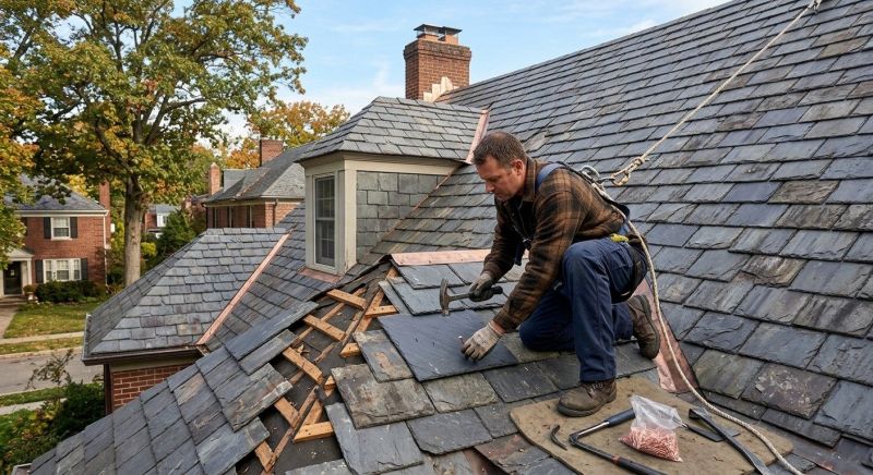 Slate Roof Repair in Gilpin County, CO