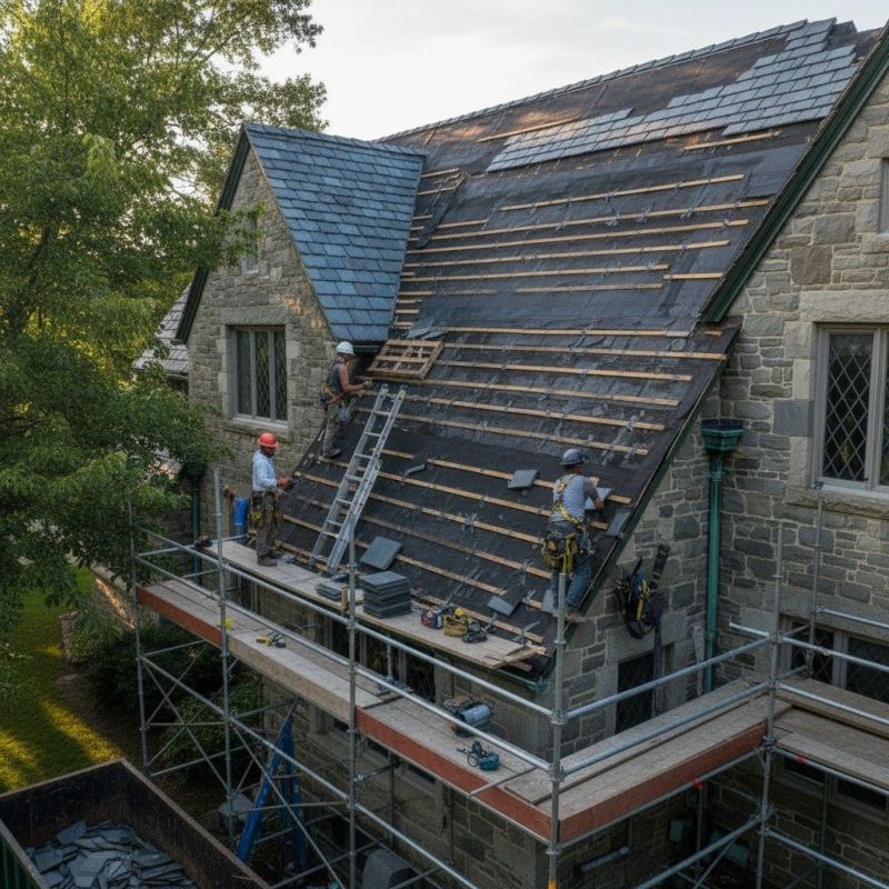 Slate Roof Replacement in Evergreen, CO