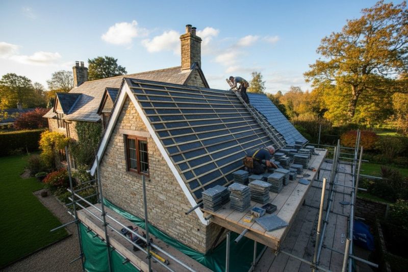 Slate Roof Replacement in Indian Hills, CO