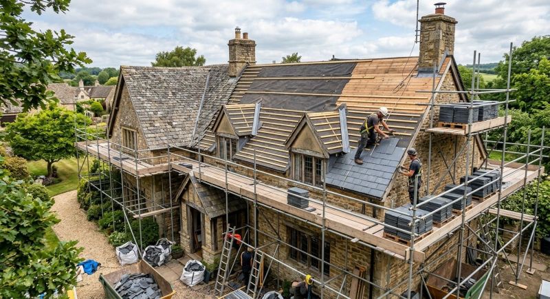 Slate Roof Replacement in Park County, CO
