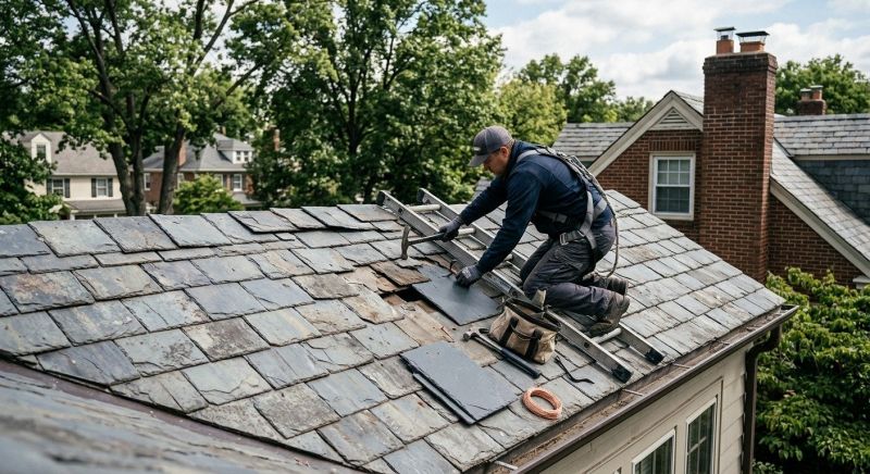 Slate Shingle Replacement in Gilpin County, CO