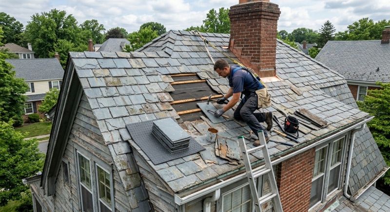Slate Shingles Repair in Louisville, CO