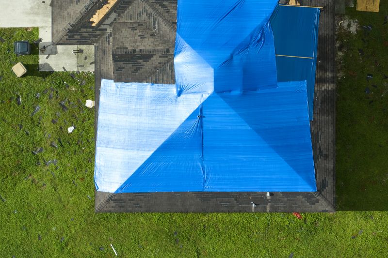 Storm Damage Roof Tarping in Gilpin County, CO