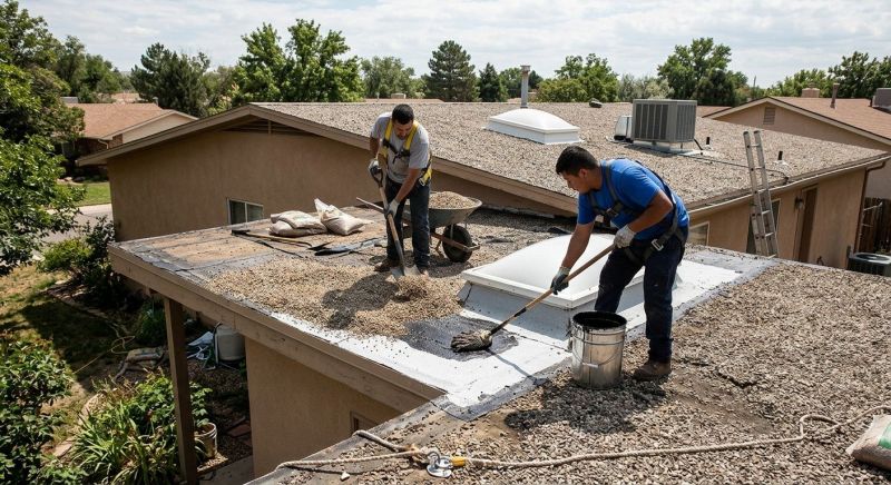 Tar And Gravel Roof Repair in Arvada, CO