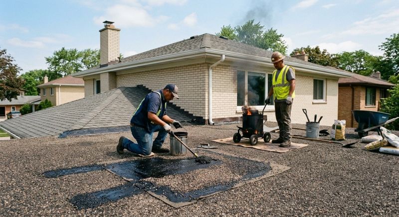Tar And Gravel Roof Repair in Louisville, CO