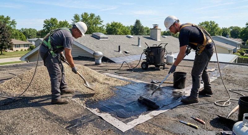 Tar And Gravel Roof Repair in Park County, CO