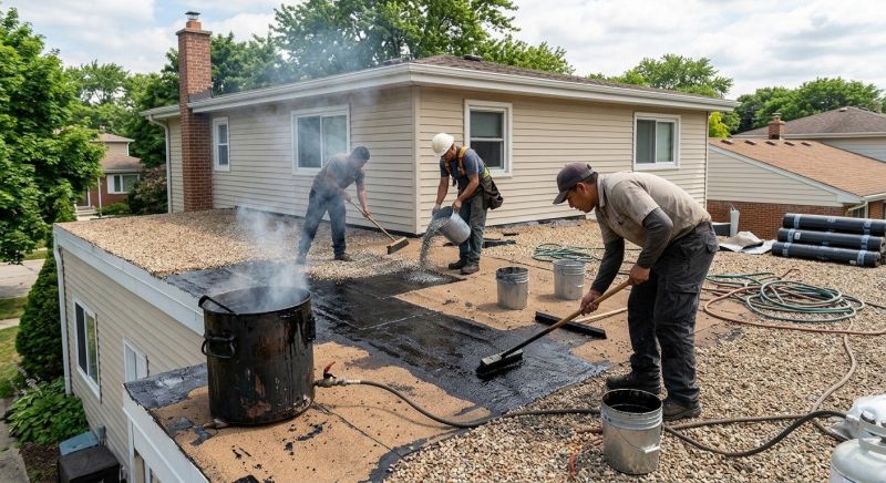 Tar And Gravel Roof Repair in Tabernash, CO