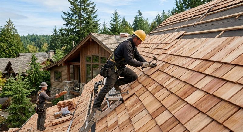 Wood Roofing Installation in Bailey, CO