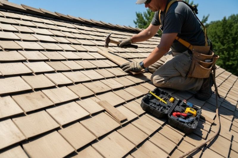 Wood Shake Roof Repair in Evergreen, CO
