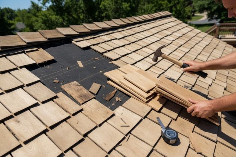 Wood Shake Roof Repair in Golden, CO