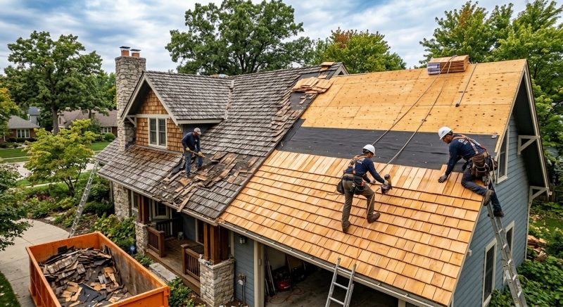 Wood Shake Roof Replacement in Indian Hills, CO