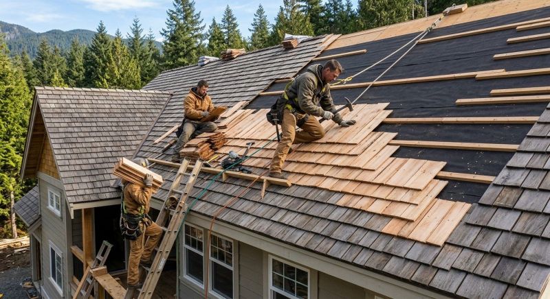 Wooden Roof Installation in Gilpin County, CO