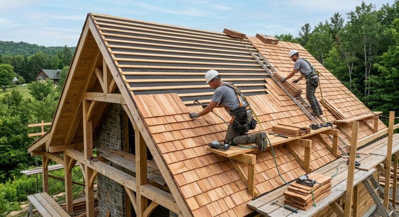 Wooden Roof Installation in Gilpin County, CO